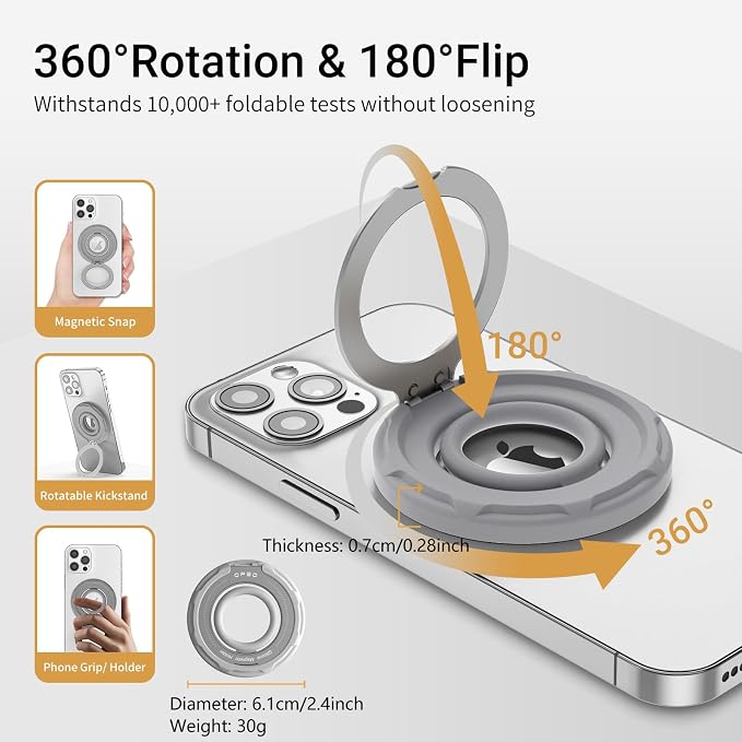 OPSO Magnetic Phone Ring Holder - Image 3
