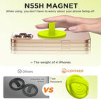 Magnetic Phone Ring Grip Holder, Silicone Finger Loop Grip, Compatible - Image 5