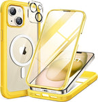 Miracase Glass Series for iPhone 15 Case Full-Body Magnetic Case by Miracase