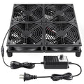 Wathai 120mm x 4 Router TV Box Fan 110v - 240v Big Airflow by Wathai