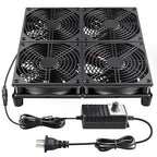 Wathai 120mm x 4 Router TV Box Fan 110v - 240v Big Airflow by Wathai