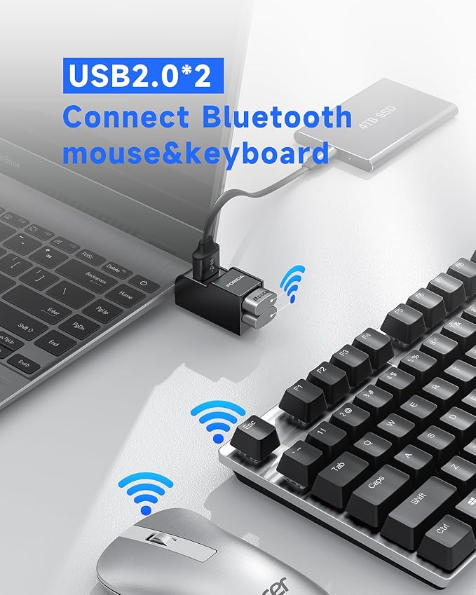 FORIDA 3 Ports USB Adapter, USB Hub - Image 4