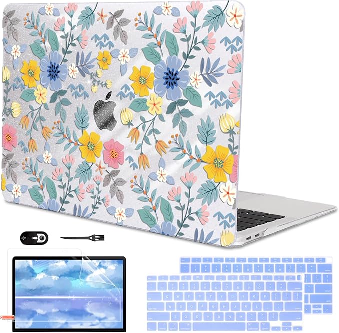 Compatible with MacBook Air 13 Inch M1 Case 2021 2020 2019 2018 Release A2337 by LCMOCICO