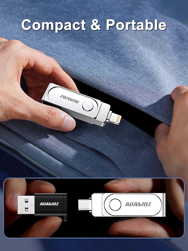 512GB Flash Drive Intended for iPhone, Memory Stick Storage Files Photos Videos - Image 8