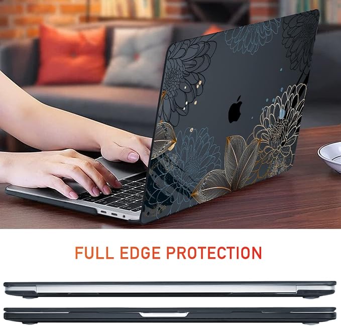 Mektron for MacBook Air 13 Case A1466/A1369, Snap-on Plastic Hard Shell Cover - Image 7