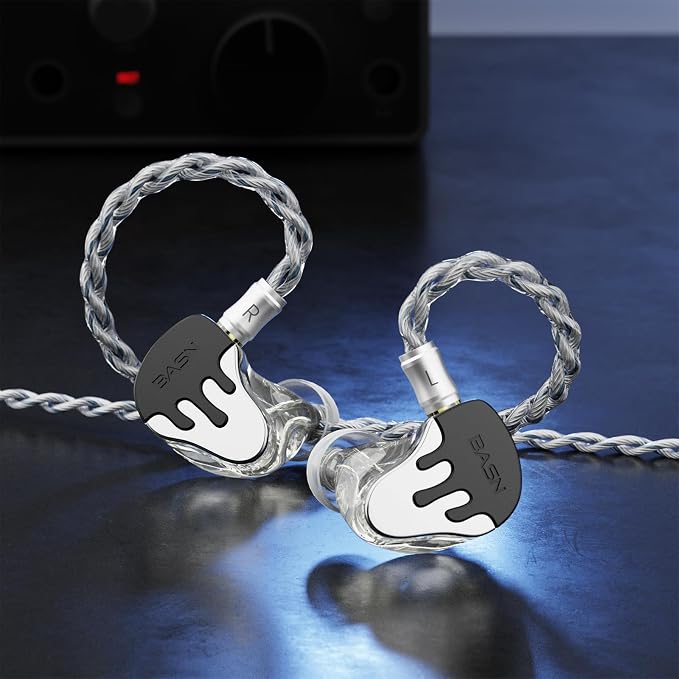 BASN BmasterX in Ear Audio Monitor, Hybrid 6 Drivers IEM Earphones - Image 9