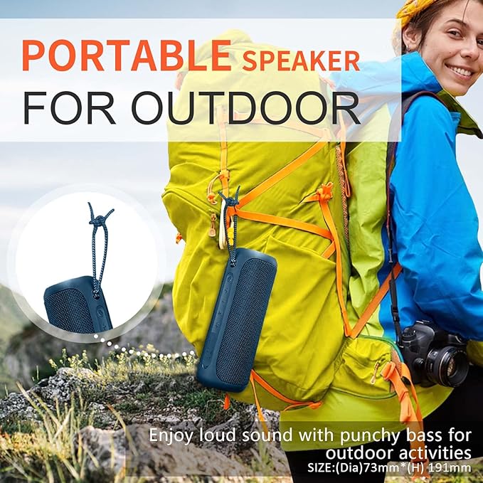 SOWO Portable Bluetooth Speaker, IPX7 Waterproof Wireless Bluetooth Speaker - Image 5