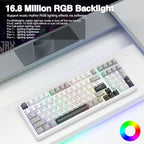 AULA F99 Wireless Mechanical Keyboard, Tri-Mode BT5.0/2.4GHz/USB-C Hot - Image 3