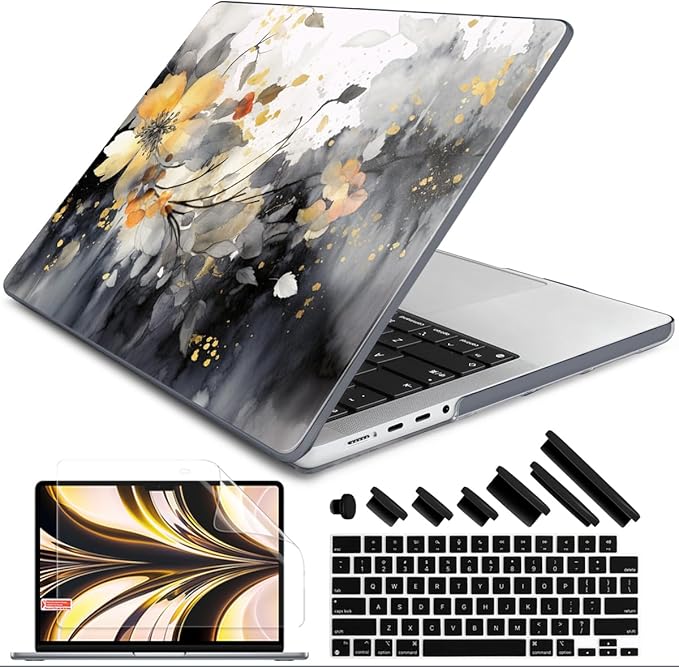 DONGKE for M4 MacBook Pro 16 Inch Case 2024 2023 2021 A3403 A3186 M3 A2991 M2 by DONGKE