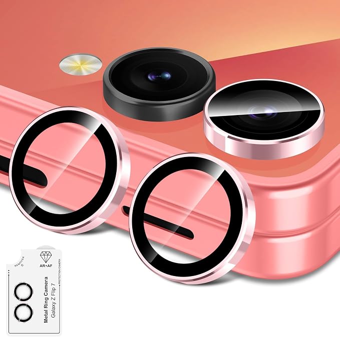 for Samsung Galaxy Z Flip 7 Camera Lens Protector, Individual Metal Ring by Btscase