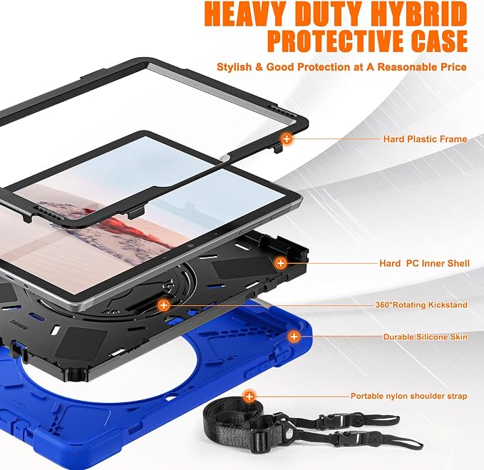 ZenRich Rugged Case for Surface Go 4/Surface Go 3/ Surface Go 2, Surface Go - Image 6