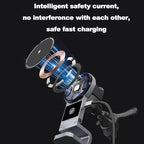 3 in 1 Wireless Car Charger, 15W Fast Charging Phone Holder Foldable Magnetic - Image 8