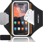Running Armband for iPhone 15/14/13 Pro/Plus & Galaxy S20/S10, 3D Design Cell by Kebrela