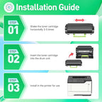 56F1X00 Black Extra High Yield Toner Cartridge Compatible - Image 4