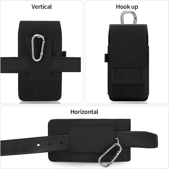 BECPLT Nylon Holster for Galaxy S25 Ultra 5G S24/S23/S22/S21/S20 Ultra Belt - Image 3