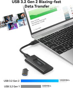 Aiibe 2TB External Solid State Drive USB C Portable SSD USB 3.2 Gen 2, 2TB - Image 2