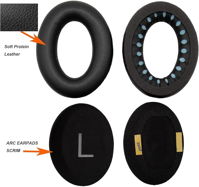 QC45 Earpads Replacement for Bose QuietComfort 45/QuietComfort SE/Quiet Comfort - Image 2