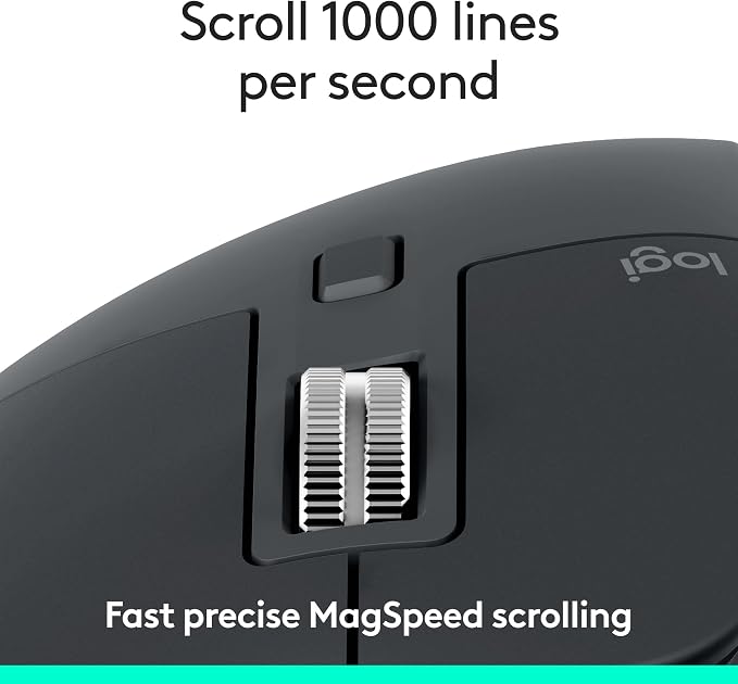 Logitech MX Master 3S Bluetooth Edition Wireless Mouse, No USB Receiver - Image 3