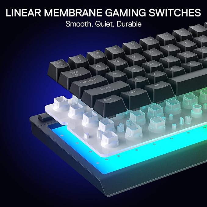 Redragon K522 60% Wired RGB Membrane Gaming Keyboard, Compact 61 Keys Linear - Image 5