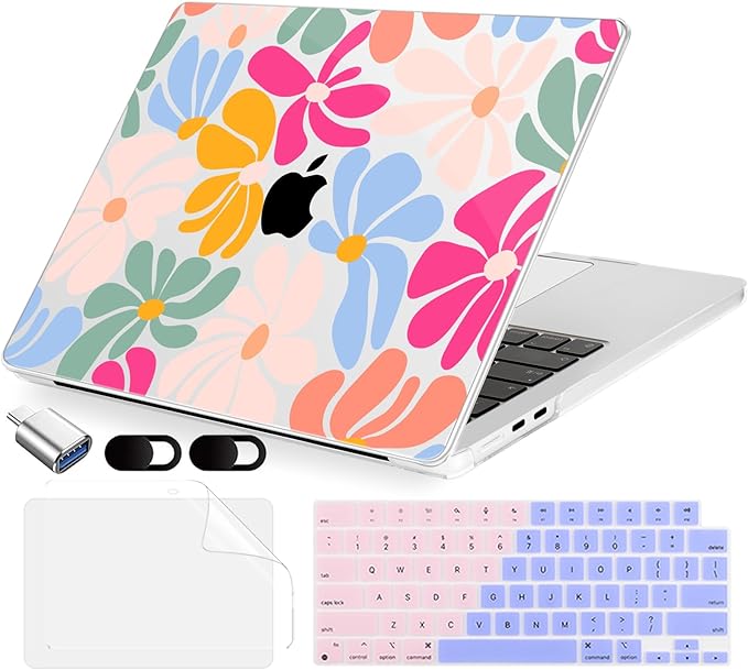 Compatible with MacBook Air 15 inch Case, M4 A3241/M3 A3114/M2 A2941, Hard Shell by MecBevia