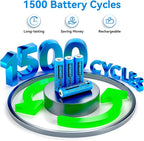 Henreepow AA 3.2v Solar Rechargeable Batteries, LiFePo4 Double A 600mAh 3.2v - Image 3