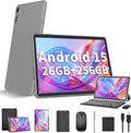 Android 15 Tablet 10 Inch, 26GB RAM+256GB ROM/2TB Expandable Tablet, 2 in 1 by Unknown