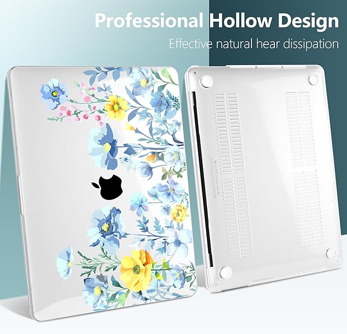 TWOLSKOO Compatible with MacBook Pro 13 inch Case 2023-2016 A2338 M2/M1 A2251 - Image 5