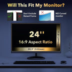 Magnetic 2 Pack Invisible Hidden Design Computer Privacy Screen Filter 24 Inch - Image 7