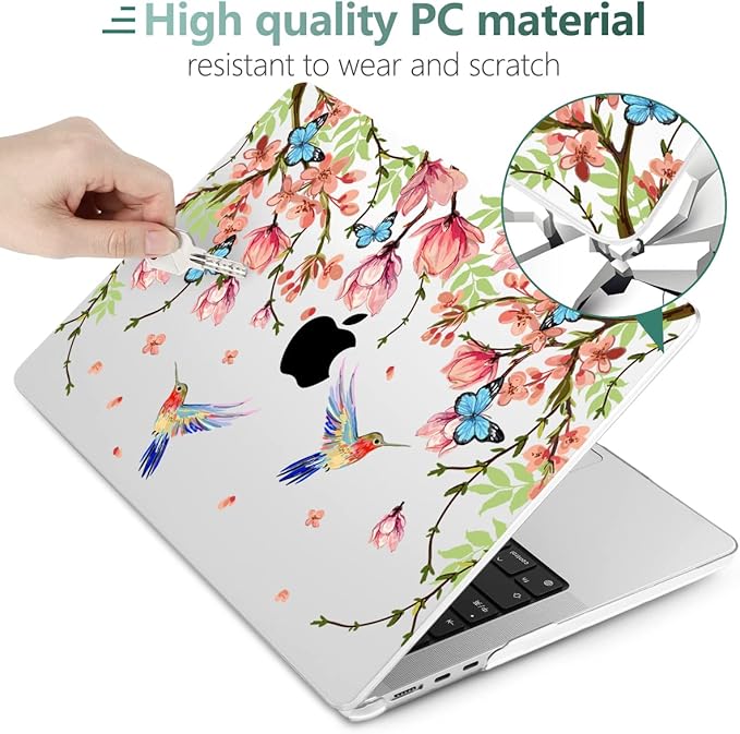 MEEgoodo Case for M4/M3/M2 MacBook Air 13.6 inch Case 2025 2024 2022, Fit Model - Image 4