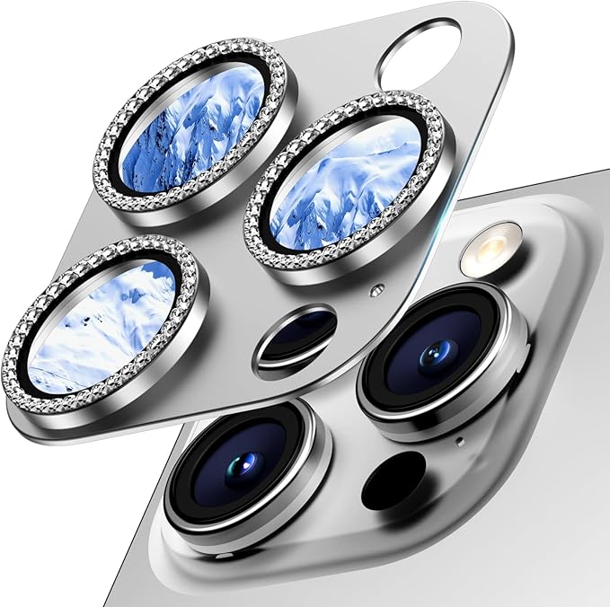 Camera Lens Protector for iPhone 16 Pro Max/16 Pro/15 Pro Max/15 Pro/14 Pro by WumigooProducts