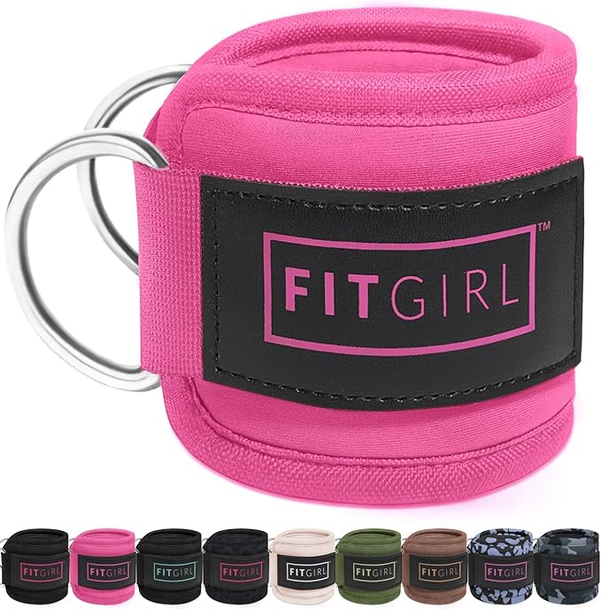 FITGIRL - Ankle Strap for Cable Exercise Machines, Work Out Cuff Attachment for by FITGIRL