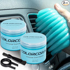 COLORCORAL 2Pack Car Cleaning Gel Universal Dust Cleaner by ColorCoral