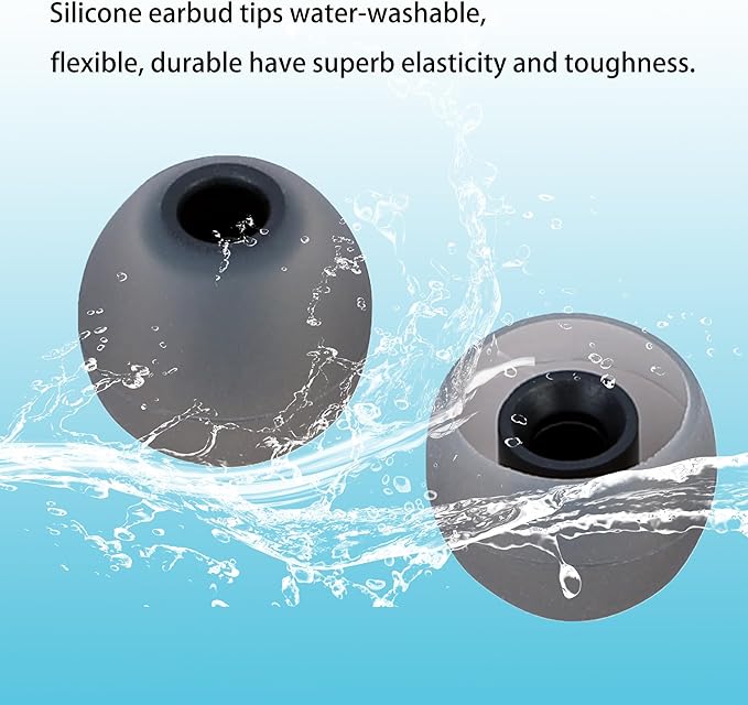 Silicone Replacement Earbud Tips Fit Most In-Ear Earbuds - Image 5