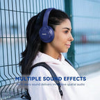 KVIDIO Bluetooth Headphones Over Ear, 65 Hours Playtime Wireless Headphones - Image 6