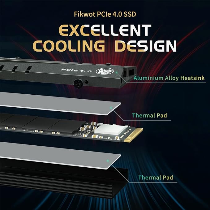 FN970 2TB M.2 2280 PCIe Gen4 x4 NVMe 1.4 Internal Solid State Drive - Image 5
