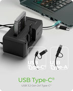 M.2 NVMe & SATA SSD/HDD Hard Drive Docking Station, ICY BOX USB-C 10Gbps NVMe - Image 8