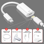 USB C to Lightning Headphone Audio Adapter, Type C Male to Female Lightning - Image 8