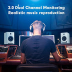 Ortizan C7 Dual-Mode 2.0 Studio Monitors, Active Monitor Speakers - Image 6
