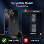 CACOE for iPhone 16/16 Plus Camera Lens Protector - Image 7