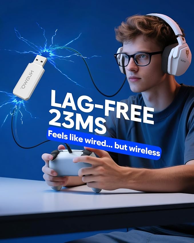 NUBWO Wireless Gaming Headset, 5.3 Bluetooth Gaming Headphones - Image 3
