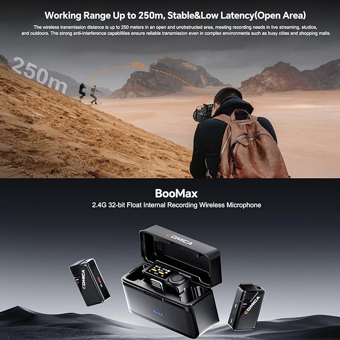 COMICA BooMax Wireless Lavalier Microphone - Image 9