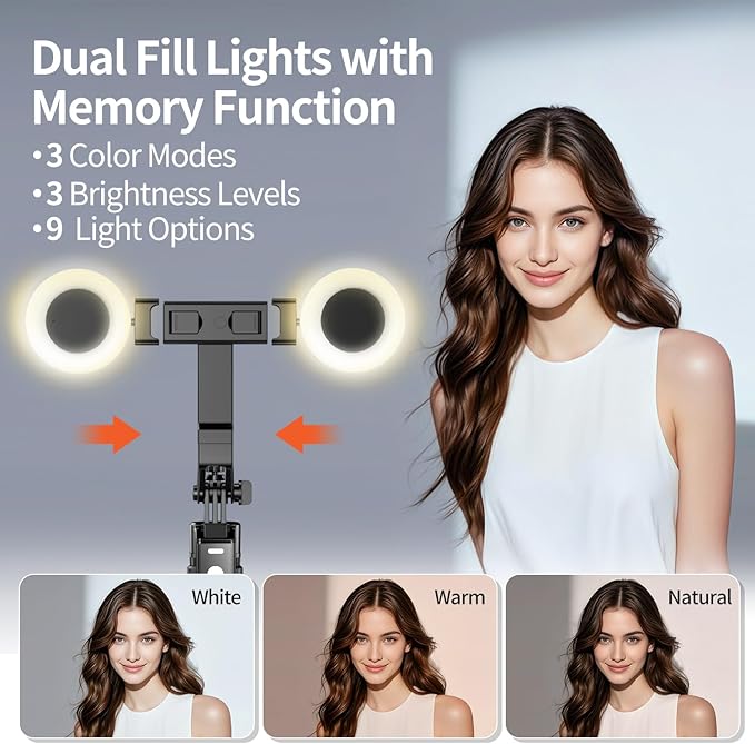 70.9" Auto Face Tracking Tripod 360° Rotation - Image 8