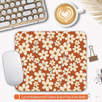 Square Mouse Pad Cute Flowers, Personalized Premium-Textured Custom Mouse Mat - Image 3