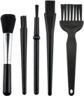 5 PCS Mini Keyboard Cleaning Brushes Kit, PP Handle Nylon Anti Static by Juxiamal