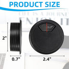 40 Pack 2 Inch Desk Grommet, Plastic Cable Hole Cover Bulk - Image 2