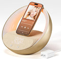 Bluetooth Alarm Clock, Sunrise Simulation Wake Up Night Light, 15W Fast by FUNFOR