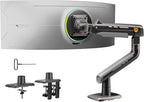 Gaming Monitor-Arm for Flat/Ultrawide/Curved Monitors 27'' to 50 inch, Heavy by NBERGONOMIC
