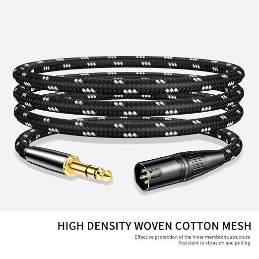 Kumiho XLR Male to 1/4 Inch 6.35mm TRS Stereo Cable Hi-Fi Balanced Bi-Shielded - Image 6