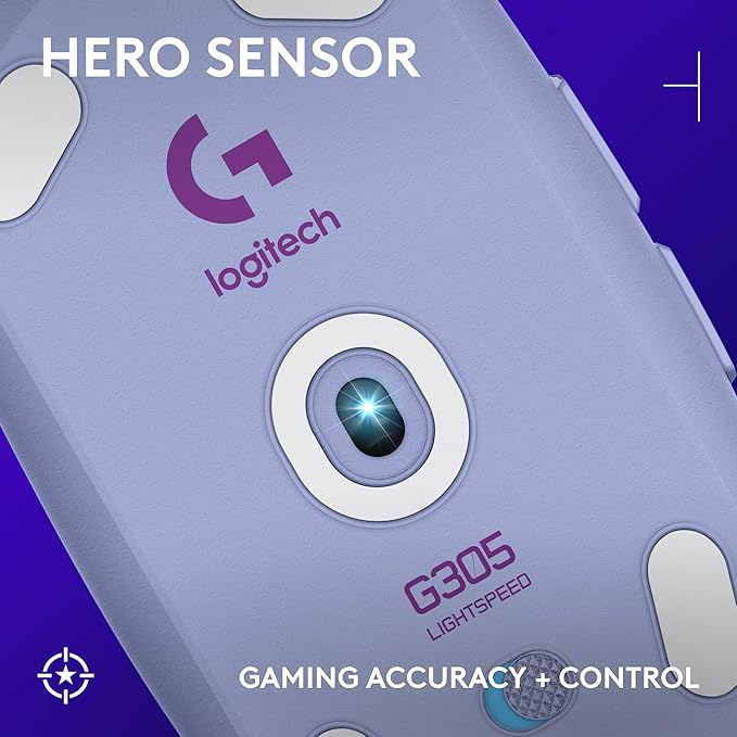 Logitech G305 LIGHTSPEED Wireless Gaming Mouse, Hero 12K Sensor, 000 DPI - Image 2