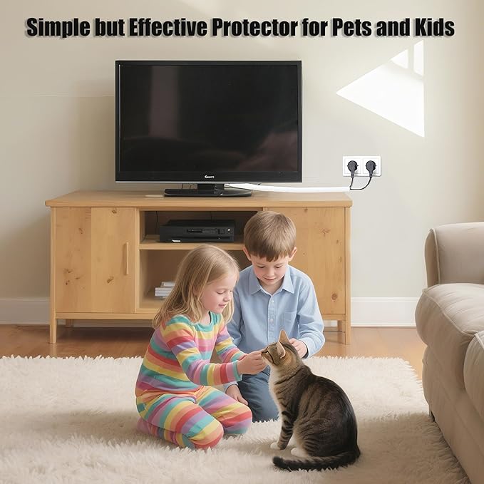Cord Protectors from Pets No Chew, 1/4 inch 10ft Wire Protector Cord Covers - Image 4
